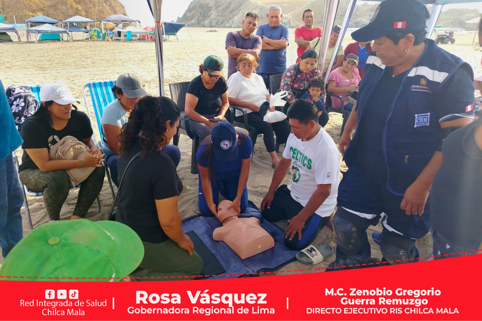 RIS Chilca Mala: Capacitan y sensibilizan a la población en gestión del riesgo de desastres