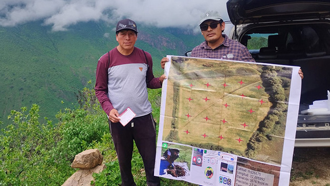 Autoridades inician capacitación de la campaña “Perú 2m: conoce la fertilidad de tu suelo” en el distrito de Cochapeti