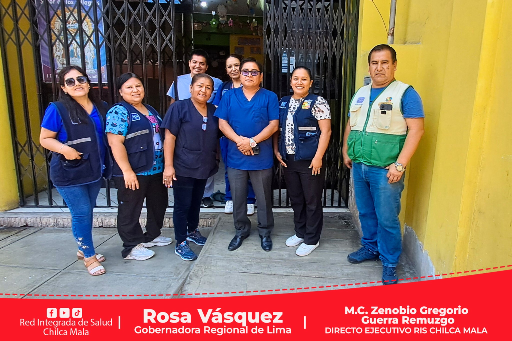 RIS Chilca Mala supervisa el Centro de Salud Mental Comunitario "Valle de la Esperanza"