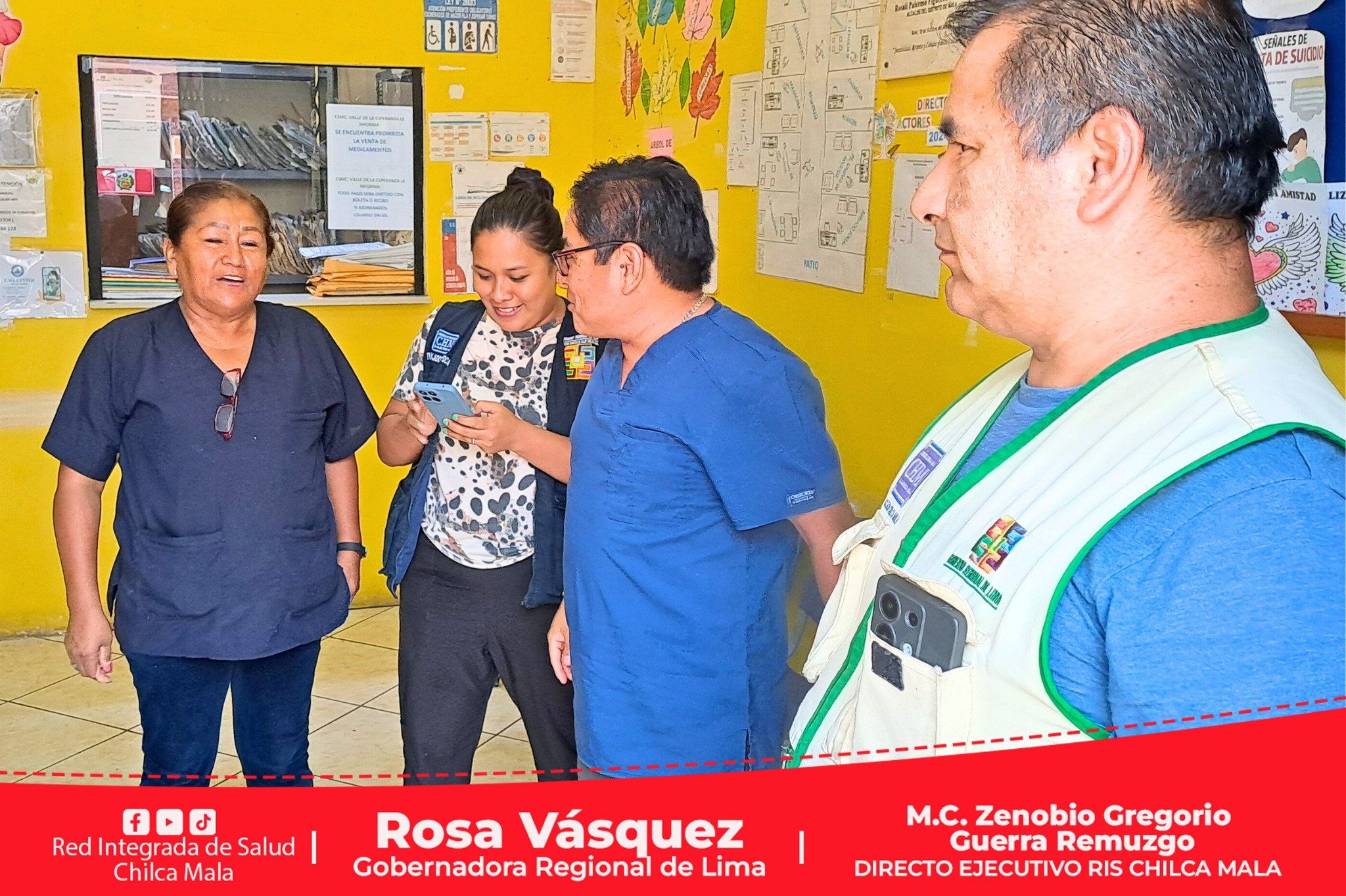 RIS Chilca Mala supervisa el Centro de Salud Mental Comunitario "Valle de la Esperanza"
