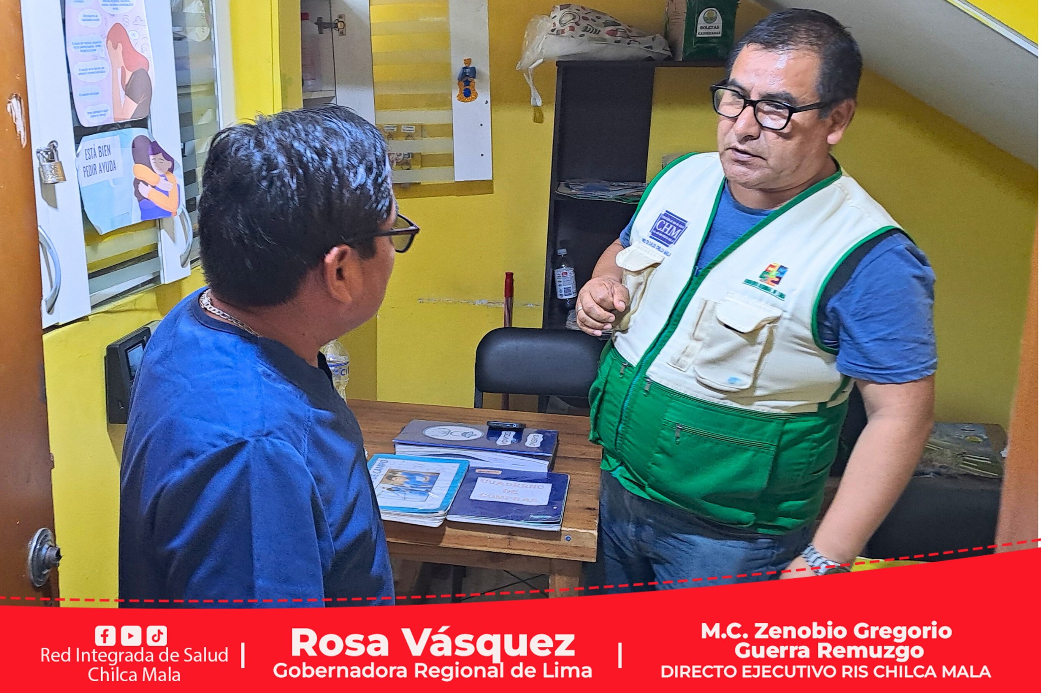 RIS Chilca Mala supervisa el Centro de Salud Mental Comunitario "Valle de la Esperanza"