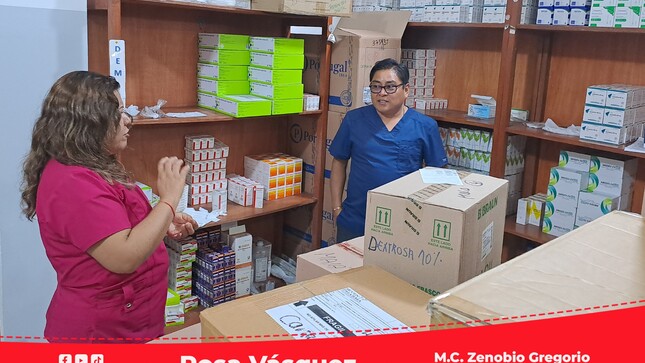 RIS Chilca Mala realiza supervisión inopinada a almacén de medicamentos