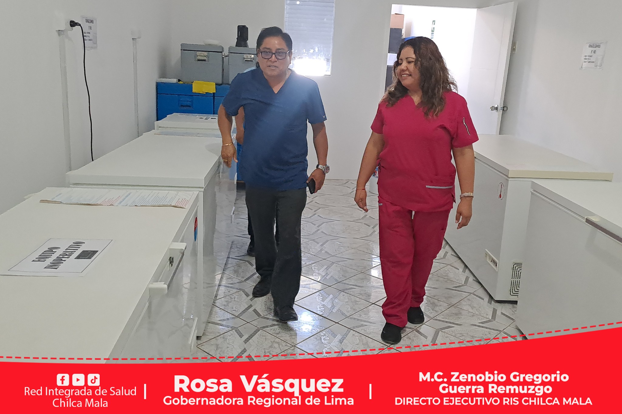 RIS Chilca Mala realiza supervisión inopinada a almacén de medicamentos
