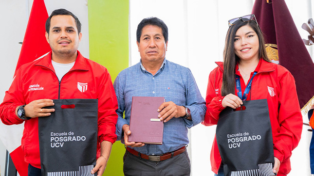 Alcalde se reúne con representantes de la UCV para reafirmar compromiso con la educación superior.