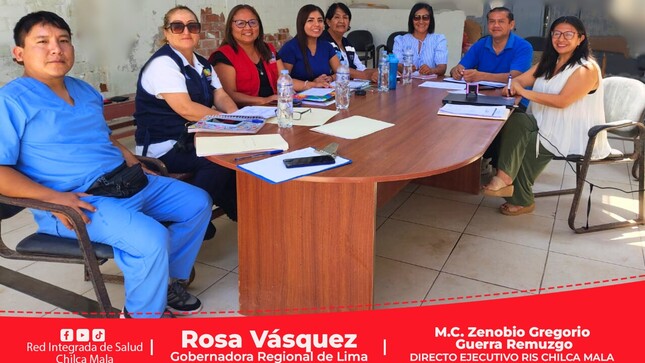 RIS Chilca Mala realiza asistencia técnica a los equipos evaluadores internos