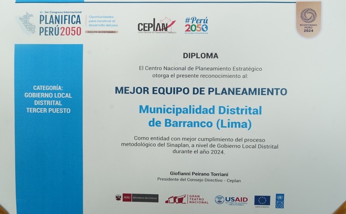 Premiación Centro Nacional de Planeamiento Estratégico - CEPLAN