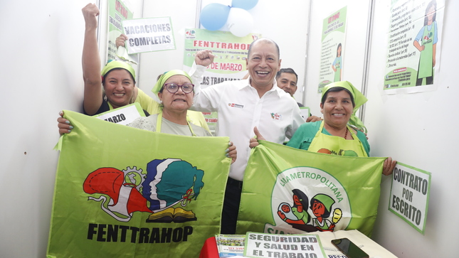 MTPE organiza feria que promoverá derechos laborales de trabajadoras del hogar