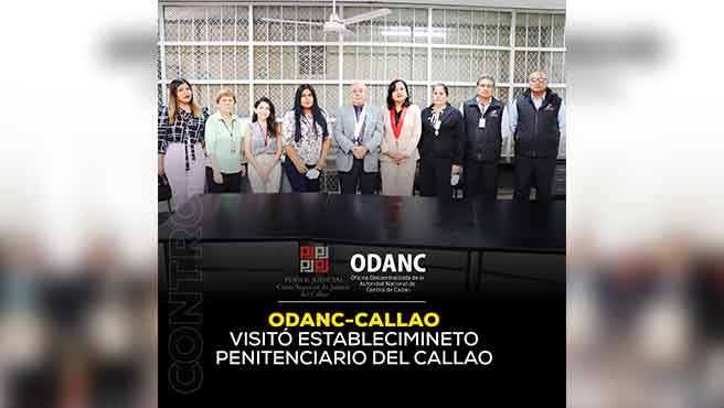ODANC Callao visitó el establecimiento penitenciario del Callao