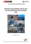 Vista preliminar de documento Reporte de Seguimiento Anual 2024 del Plan Operativo Institucional (POI)