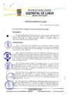 Vista preliminar de documento ORDENANZA MUNICIPAL N.° 203-2009-ML