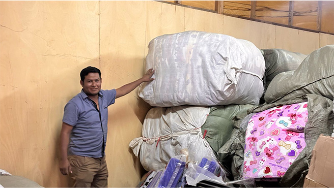 Municipalidad de Huarmey brindan apoyo a familias afectadas por lluvias intensas en el distrito Cochapeti