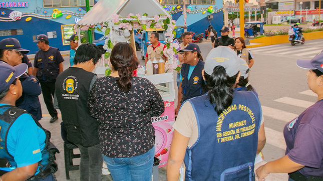 Continúan los operativos inopinados contra el comercio informal en Huarmey