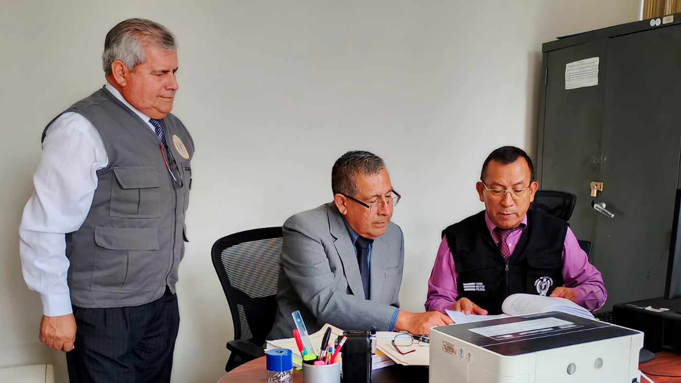 Visita de trabajo a la Fiscalía Suprema ante la Sala Suprema de Guerra del FMP