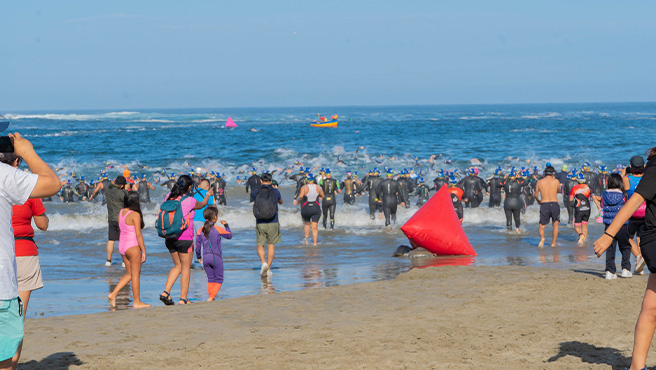 Más de 300 deportistas se dieron cita en Huarmey para la tercera triatlón