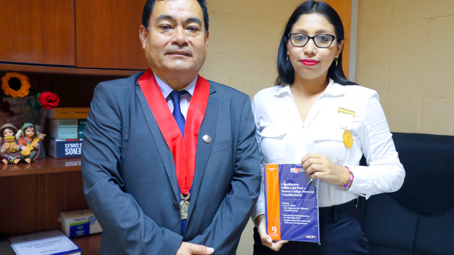 Presidente de La Corte Superior de Justicia de Tumbes realiza visita de Trabajo a la Sede de Contralmirante Villar