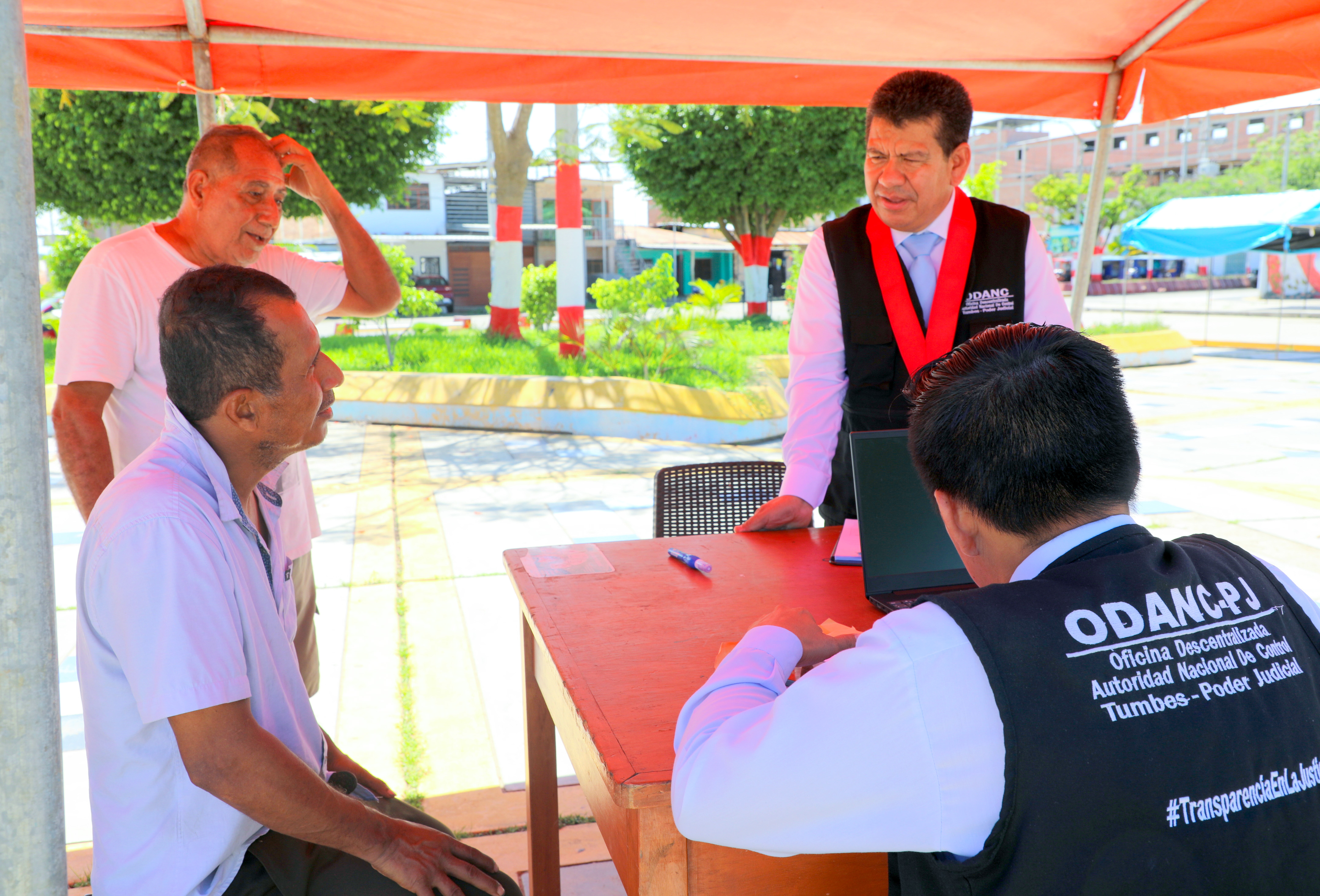 Programa Mesa Itinerante de Odanc Se Instaló en Distrito de Pampas de Hospital