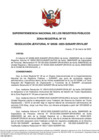 Vista preliminar de documento Resolución Jefatural N° 039-2025-SUNARP/ZRVII/JEF