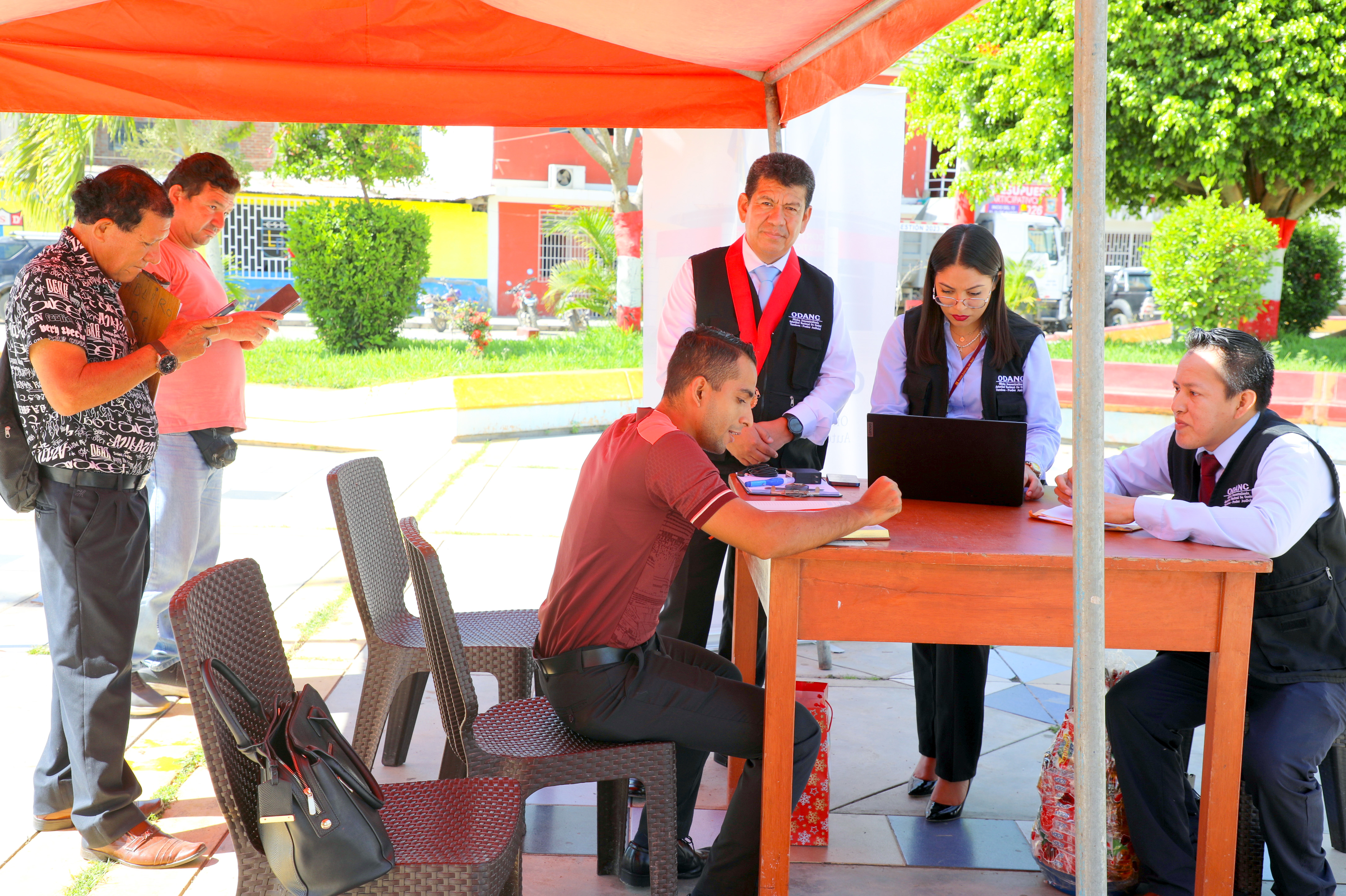 Programa Mesa Itinerante de Odanc Se Instaló en Distrito de Pampas de Hospital
