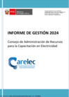 Vista preliminar de documento Informe de Gestión CARELEC 2024