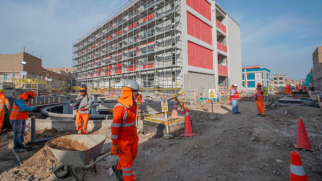 Construcción de la Escuela Bicentenario 2028 Peruano Británico se acerca a su fase final
