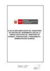 Vista preliminar de documento Plan de implementación del Subsistema de GDR 2025 UE 001 MVCS