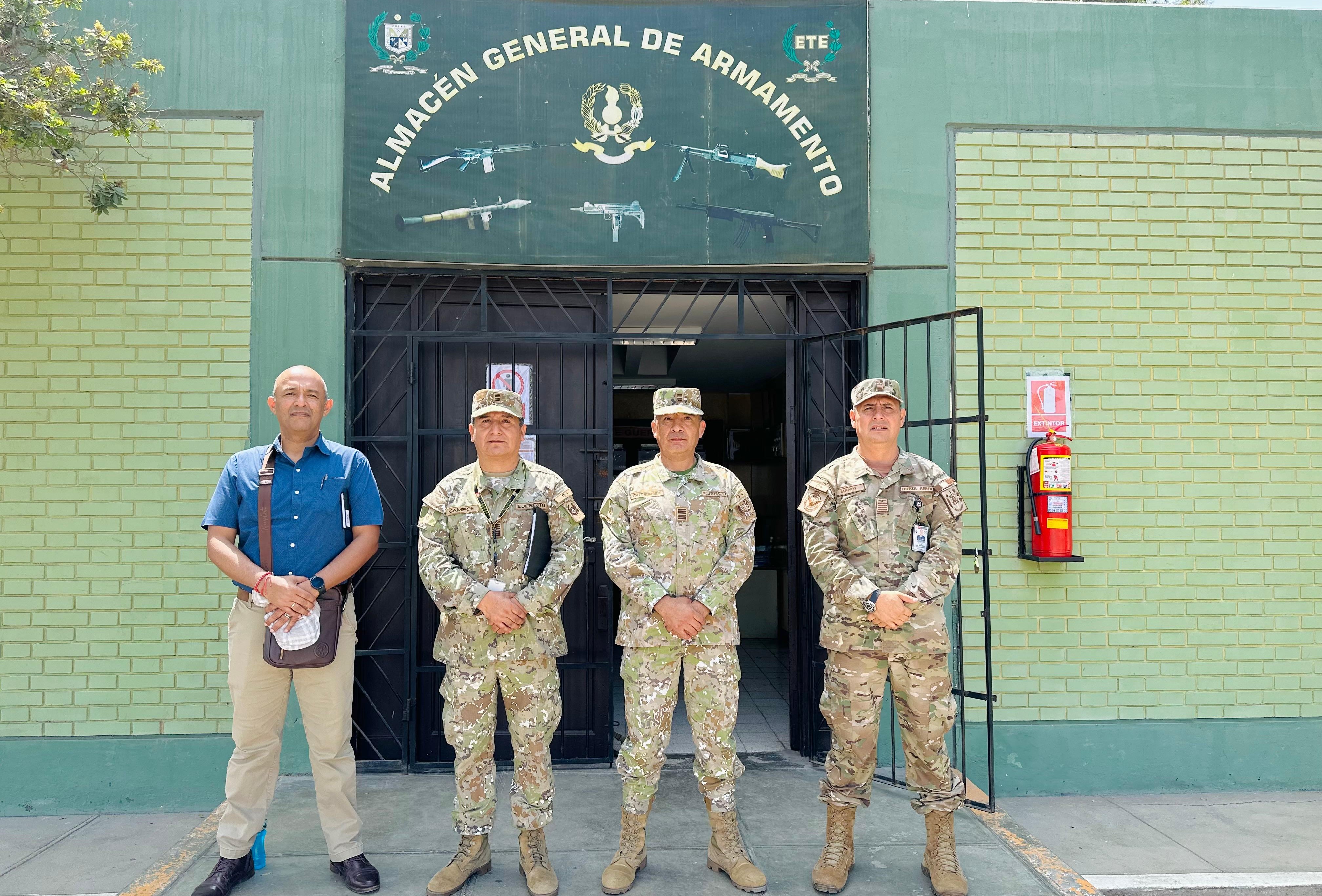 MINDEF inicia supervisión de almacenes de armas y municiones en las Fuerzas Armadas