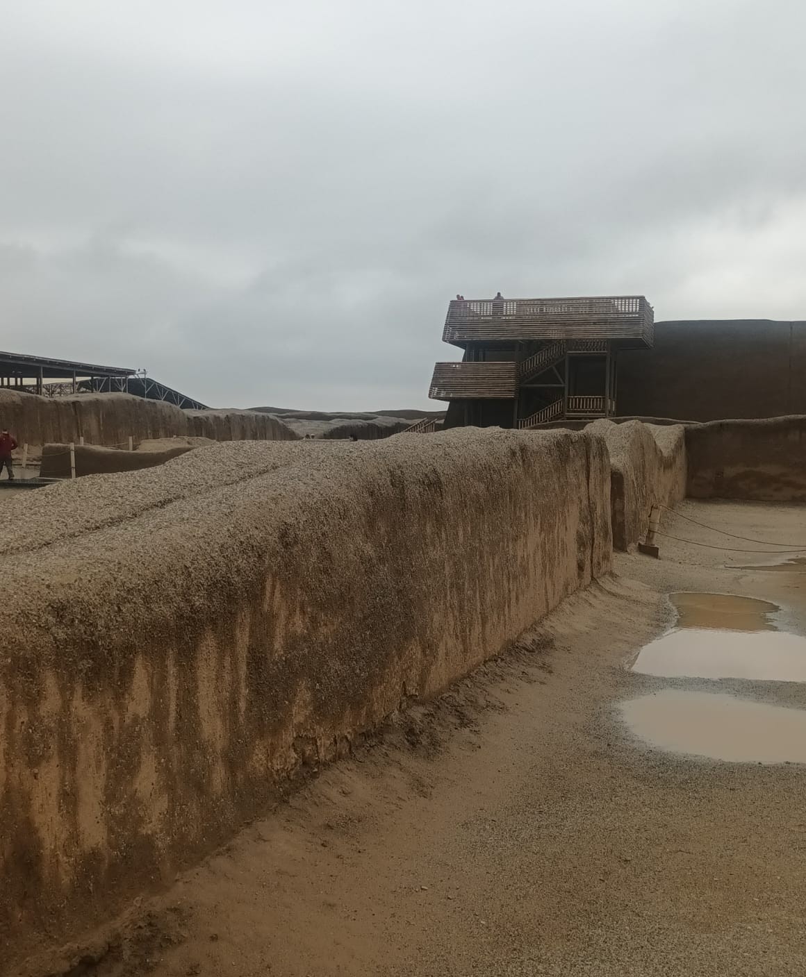 Complejo Arqueológico de Chan Chan debido a intensas lluvias