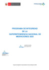 Vista preliminar de documento PROGRAMA INTEGRIDAD 2025