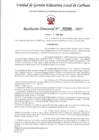 Vista preliminar de documento RD 560-2025 - IMPRO CESE PERS ADM Y CTS - BALABARCA QUITO AGUSTIN MAXIMO