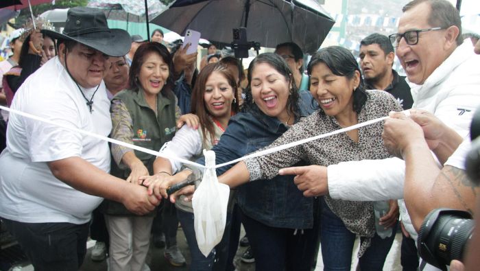 Nuevas pistas y veredas modernizan A.H. Juan Velazco Alvarado en Ricardo Palma