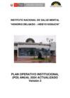 Vista preliminar de documento PLAN OPERATIVO INSTITUCIONAL (POI) ANUAL 2024 ACTUALIZADO V.02