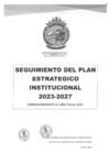 Vista preliminar de documento seguimiento del plan estrategico institucional 2023-2027