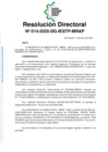 Vista preliminar de documento R.D. 014-2025-DG[FP]