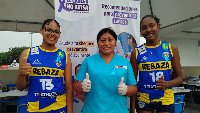MINSA y DIRIS Lima Sur impulsan prevención del cáncer de cuello uterino en torneo nacional de vóley