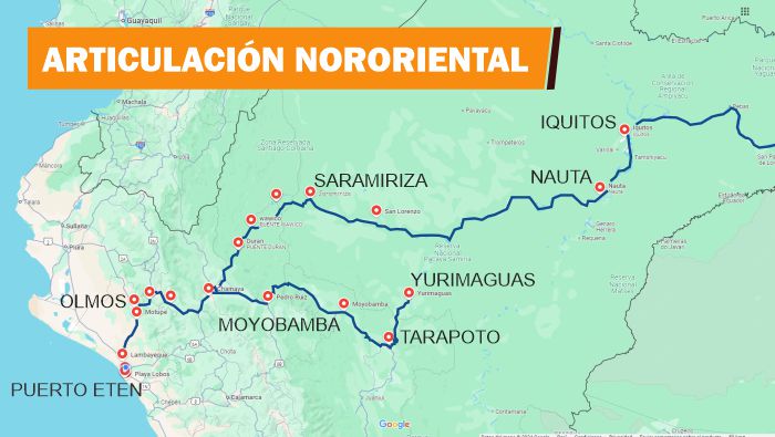 Articulación Territorial NorOriental, ruta para el Terminal Portuario de Lambayeque