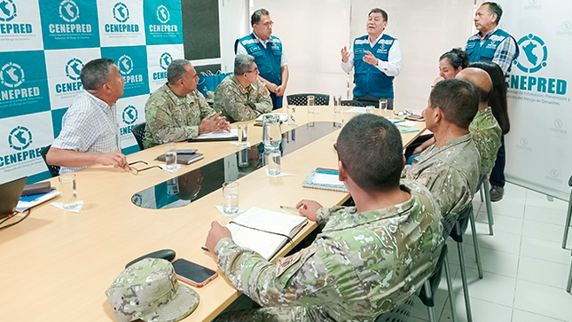 CENEPRED brindó asistencia técnica al personal de la Dirección de Apoyo al Desarrollo Nacional del Ejército sobre el PP0068 y el FONDES