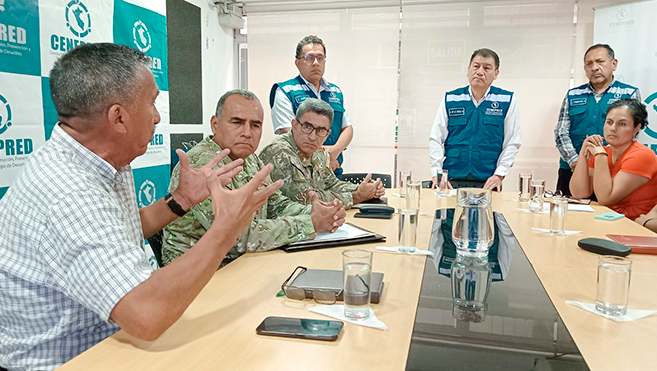 CENEPRED brindó asistencia técnica al personal de la Dirección de Apoyo al Desarrollo Nacional del Ejército sobre el PP0068 y el FONDES