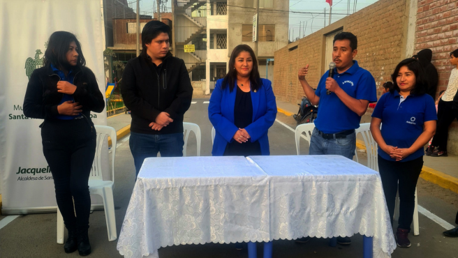 Alcaldesa Jacky Cartolin e invitados