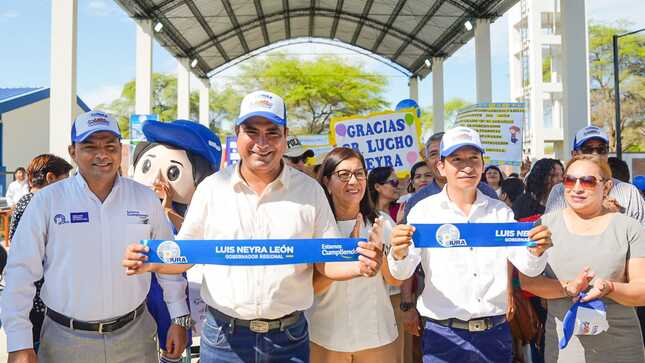 Gobernador Luis Neyra inaugura moderno CEBE Jesús Nazareno, un paso firme hacia la educación inclusiva en Piura
