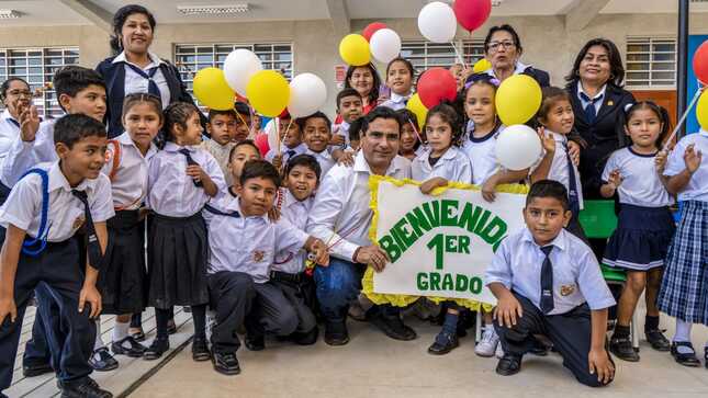 Alumnos del Colegio 14304 de La Copa-Suyo estudiarán en modernas instalaciones: obra del GORE ya tiene 97% de avance