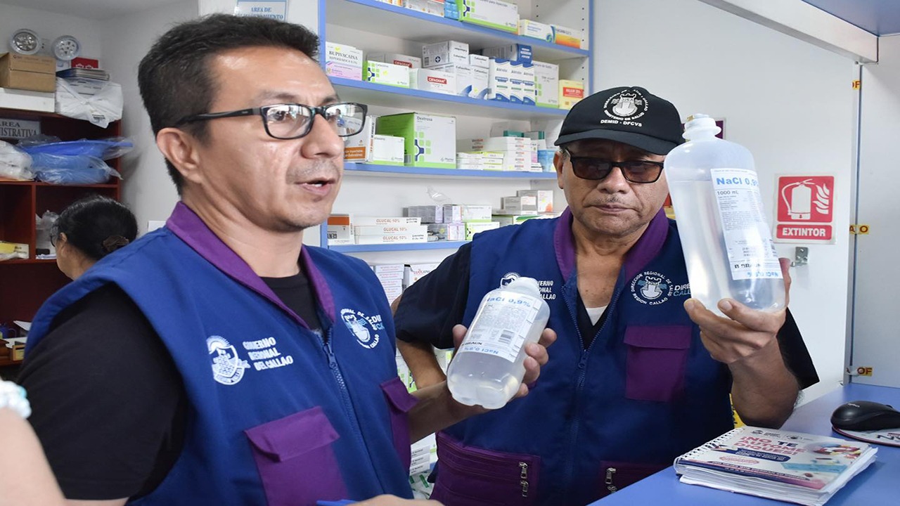 Inspección en farmacias del suero defectuoso