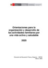 Vista preliminar de documento Orientaciones para las Actividades Familiares