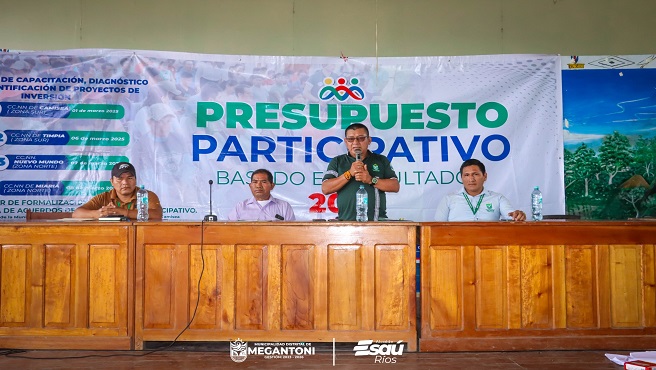 Tercer taller descentralizado del presupuesto participativo se realizó con éxito en Nuevo Mundo