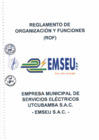 Vista preliminar de documento Reglamento de Organización y Funciones (ROF)