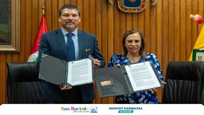 San Bartolo y Lince firmaron un convenio de cooperación mutua para fortalecer la gestión pública, seguridad, turismo y desarrollo económico en ambos distritos.