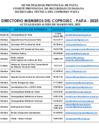 Vista preliminar de documento DIRECTORIO ACTUALIZADO COPROSEC 2025