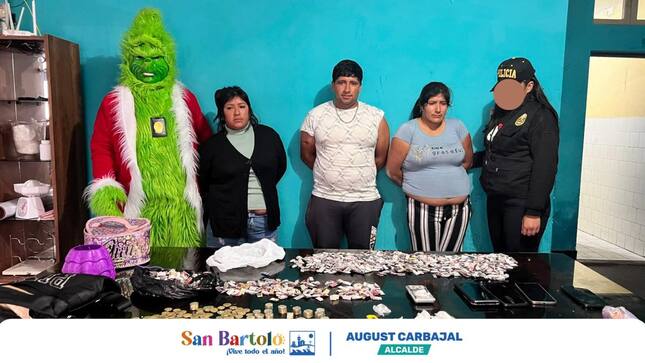 Un exitoso operativo conjunto en San Bartolo permitió la captura de tres integrantes de una banda dedicada al tráfico de drogas.