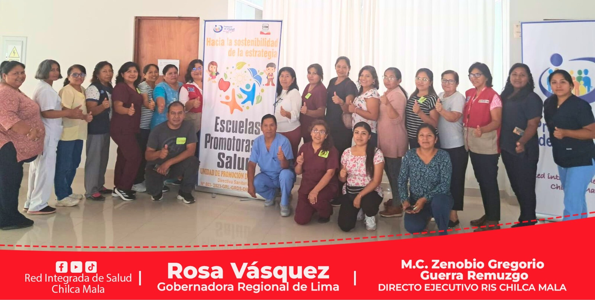 RIS Chilca Mala realiza Taller de Fortalecimiento sobre la Estrategia de Escuelas Promotoras de Salud
