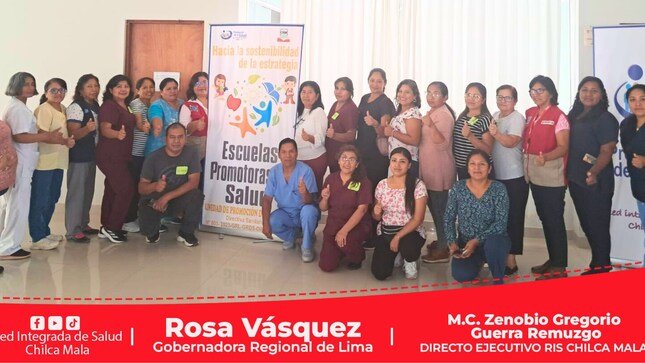 RIS Chilca Mala realiza Taller de Fortalecimiento sobre la Estrategia de Escuelas Promotoras de Salud
