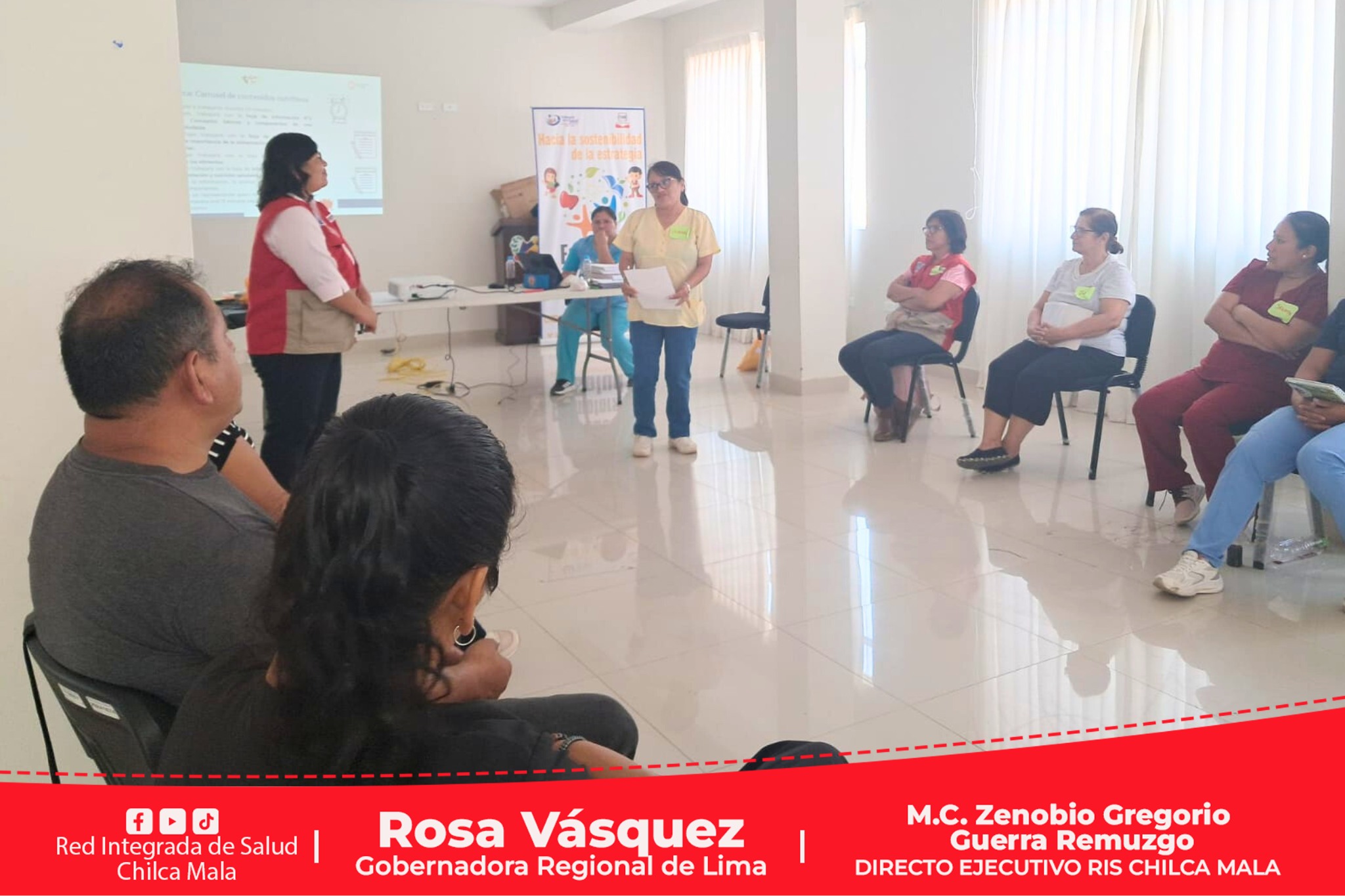 RIS Chilca Mala realiza Taller de Fortalecimiento sobre la Estrategia de Escuelas Promotoras de Salud